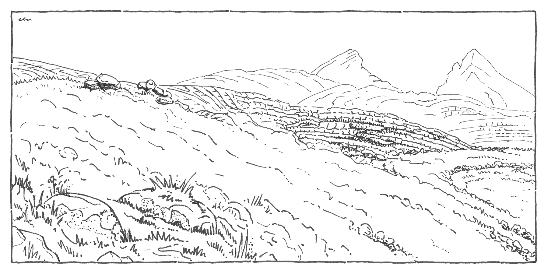 This scenery could be on another planet